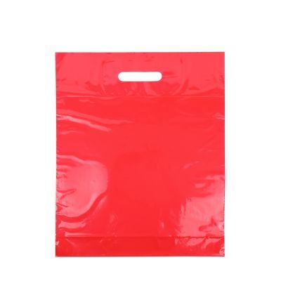 Borse di plastica economiche 35x44+2x4 cm Rosso (400 pz) [FP-DQU198]