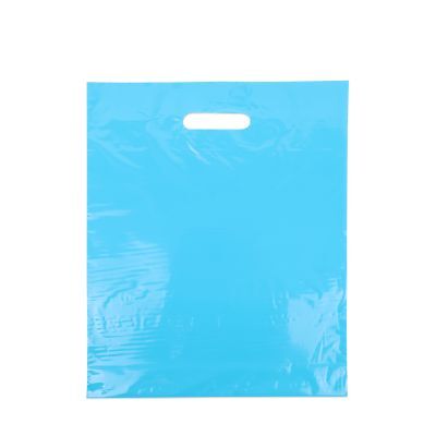 Borse di plastica economiche 35x44+2x4 cm Blu (400 pz) [FP-DQU199]
