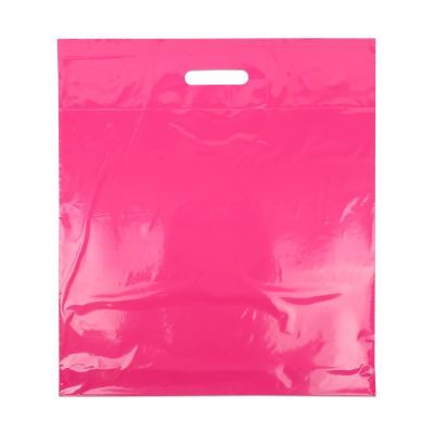 Borse di plastica economiche 45x50+2x4 cm Rosa (400 pz) [FP-DQU202]
