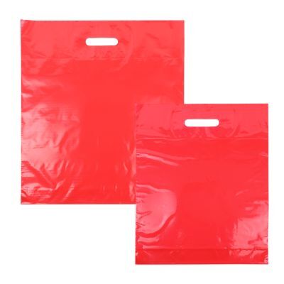 Borse di plastica economiche 45x50+2x4 cm Rosso (400 pz) [FP-DQU203]