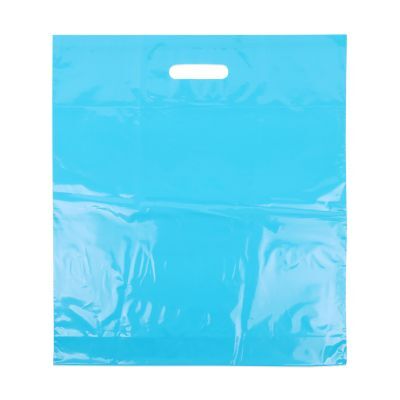 Borse di plastica economiche 45x50+2x4 cm Blu (400 pz) [FP-DQU204]