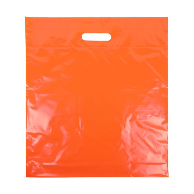 Borse di plastica economiche 45x50+2x4 cm Arancione (400 pz) [FP-DQU205]
