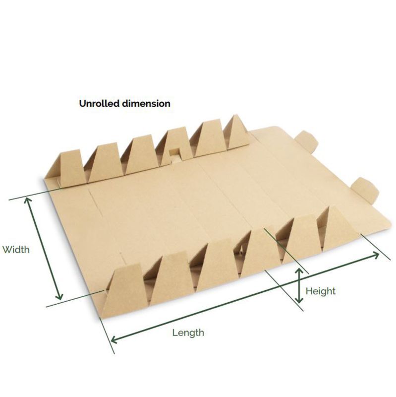 Rollor Leggero 62,7x9,2x8,2 cm Marrone (25 pz) [FP-ROL005]