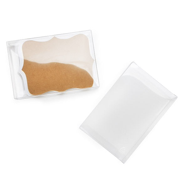 Scatola rPET trasparente 10,5x2,5x15,6cm (25 pz) [FPB167R]