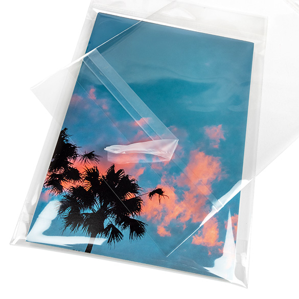 Sacchetti con foro di sospensione 14.8x19.1cm con chiusura di protezione (100 pezzi) [HB7B2PC]