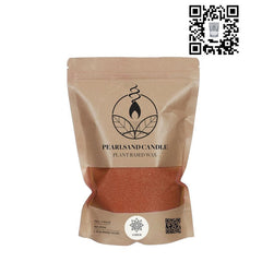 Candela profumata Pearlsand 400 g ambra (6 pezzi) [IFS-32919]