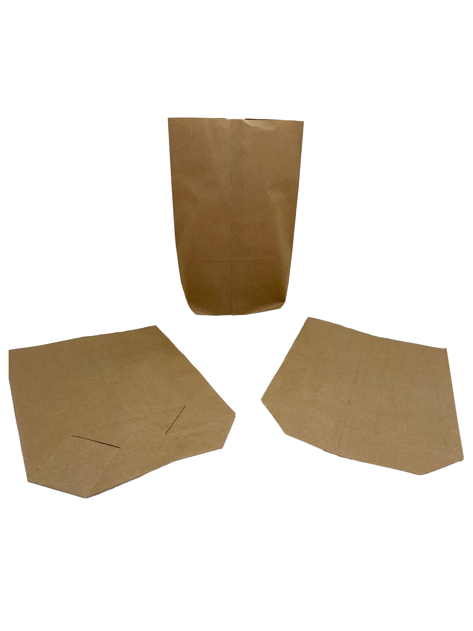 Cross Bottom Bags (content 20 kg) 42x63 cm - 1 laags 90 g/m2 (100 pcs) [PAK4263]