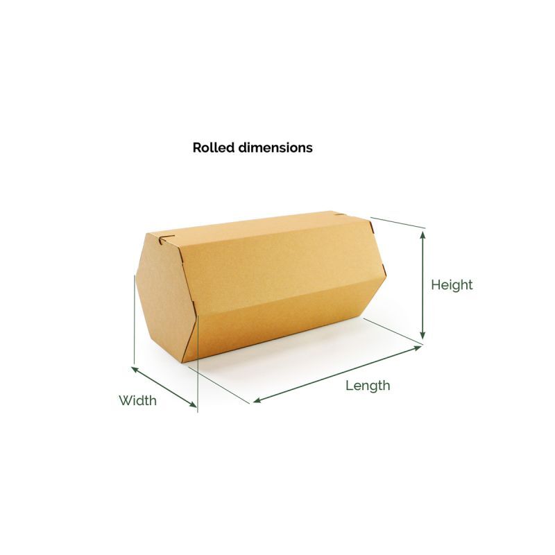 Rollor Premium 45x24,5x21,5 cm Marrone (25 pz) [FP-ROL002]