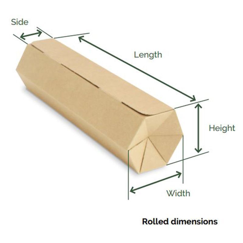 Rollor Leggero 41,7x13x11,7 cm Marrone (25 pz) [FP-ROL003]
