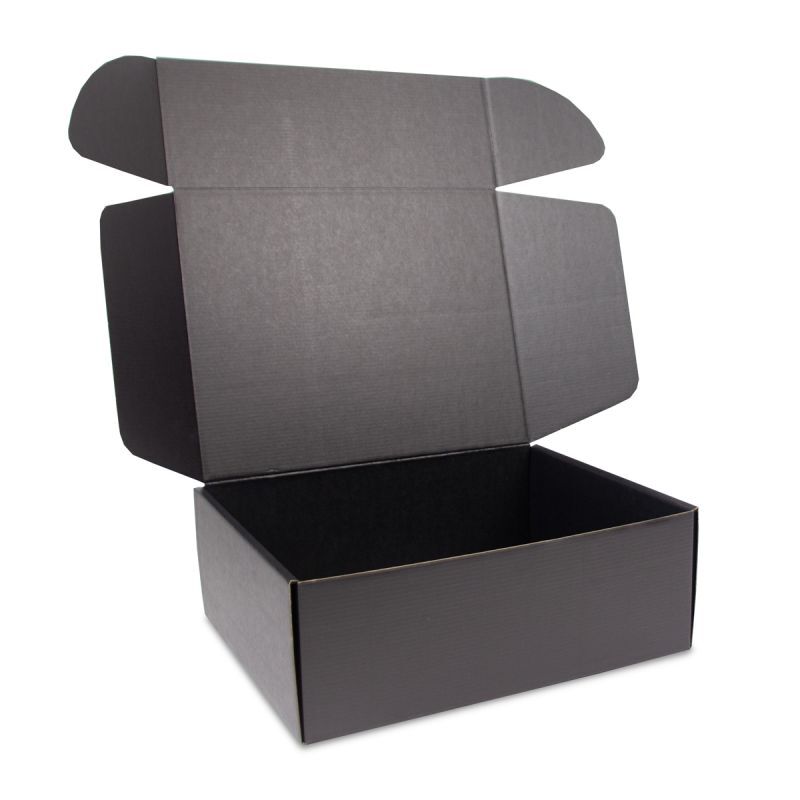 Scatole da spedizione 39x30x14 cm Nero (50 pz) [FP-VPD106]