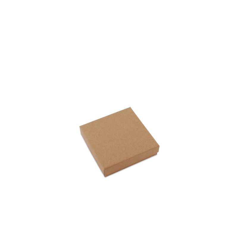 Scatole regalo Kraft con coperchio 12x12x3 cm Marrone (40 pz) [FP-VPL005]