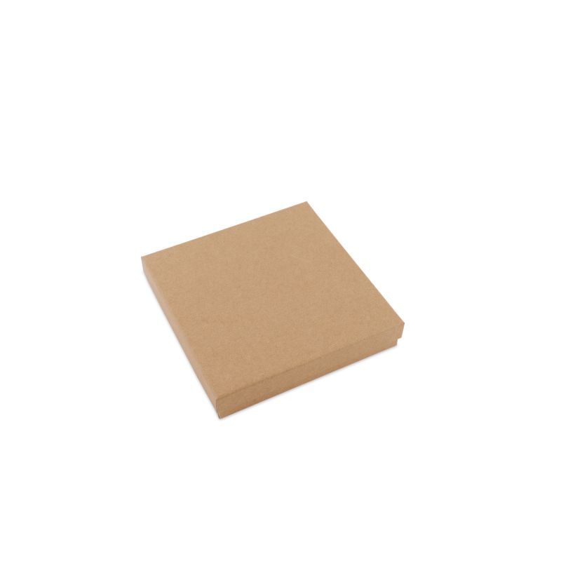 Scatole regalo Kraft con coperchio 17,7x17,7x3,2 cm Marrone (40 pz) [FP-VPL006]