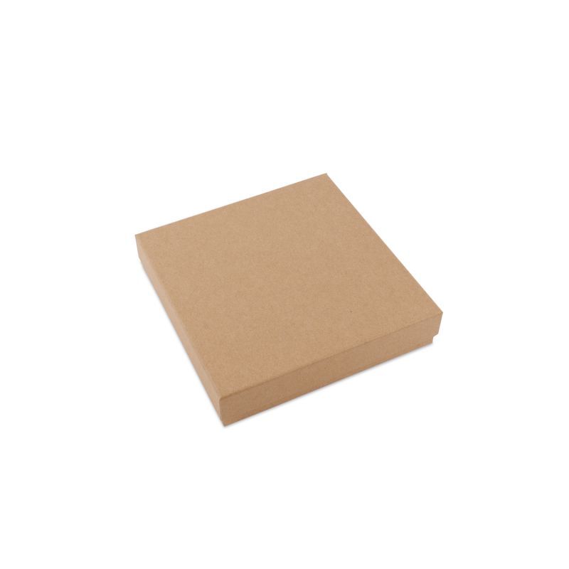 Scatole regalo Kraft con coperchio 20,7x20,7x4,3 cm Marrone (20 pz) [FP-VPL007]