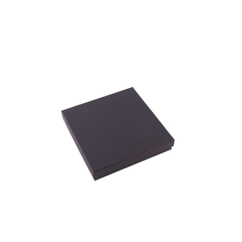 Scatole regalo Kraft con coperchio 17,7x17,7x3,2 cm Nero (40 pz) [FP-VPL012]