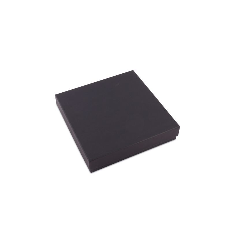 Scatole regalo Kraft con coperchio 20,7x20,7x4,3 cm Nero (20 pz) [FP-VPL013]