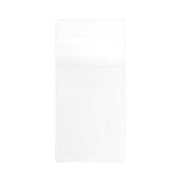 Sacchetto di plastica trasparente 5x7cm con chiusura adesiva (100 pezzi) [B1X2XL]