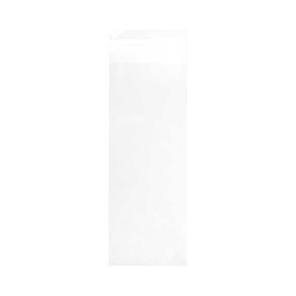 Sacchetto di plastica trasparente 4.8x12.1cm con chiusura adesiva (100 pezzi) [B1X4XL]
