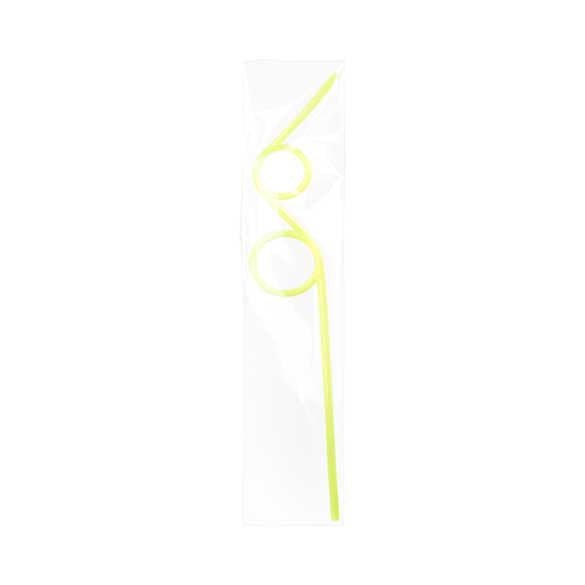 Sacchetto di plastica trasparente 5.7x35.6cm richiudibile (100 pezzi) [B214]