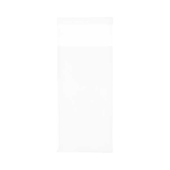 Sacchetto di plastica trasparente 7,5x14,6cm con chiusura adesiva (100 pezzi) [B25]