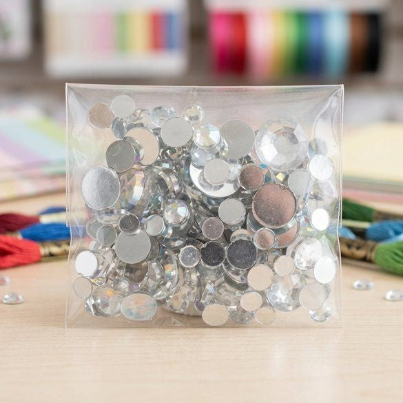 Sacchetto di plastica trasparente 6.5x6.5cm con chiusura adesiva (100 pezzi) [B2X2]