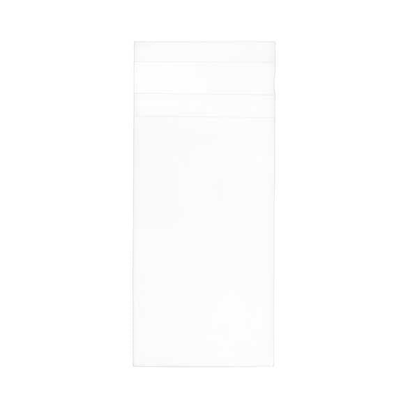 Sacchetto di plastica trasparente 5.1x6.4cm con chiusura adesiva (100 pezzi) [B2X2H]