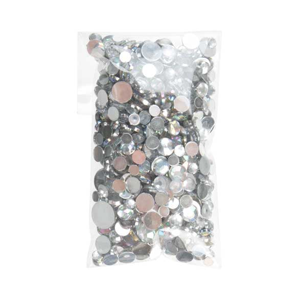 Sacchetto di plastica trasparente 5.1x6.4cm con chiusura adesiva (100 pezzi) [B2X2H]