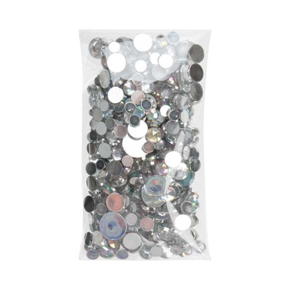 Sacchetto di plastica trasparente 5.5x11cm con chiusura adesiva (100 pezzi) [B2X4S]
