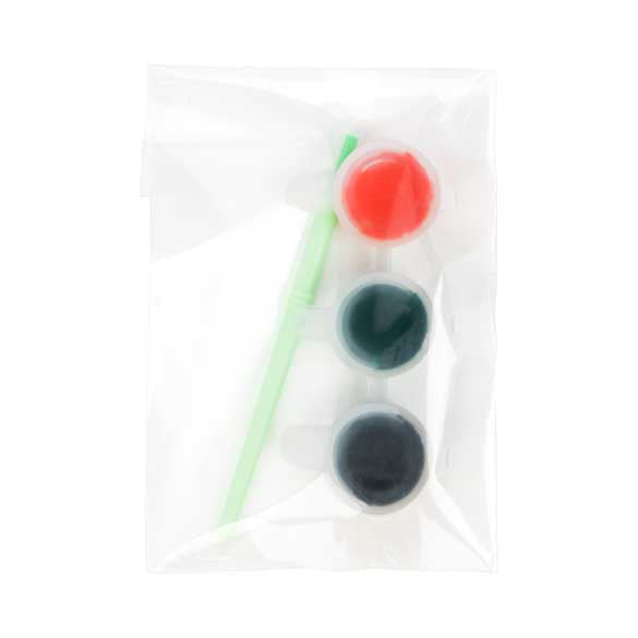 Sacchetto di plastica trasparente 7.6x11cm con chiusura adesiva (100 pezzi) [B2X4XL]