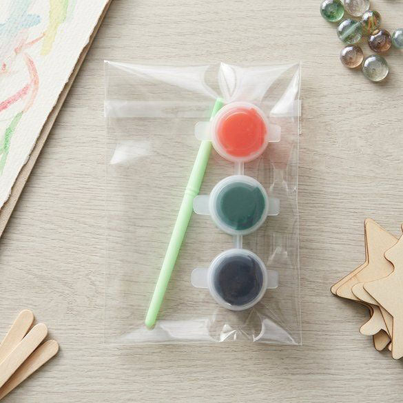 Sacchetto di plastica trasparente 7.6x11cm con chiusura adesiva (100 pezzi) [B2X4XL]