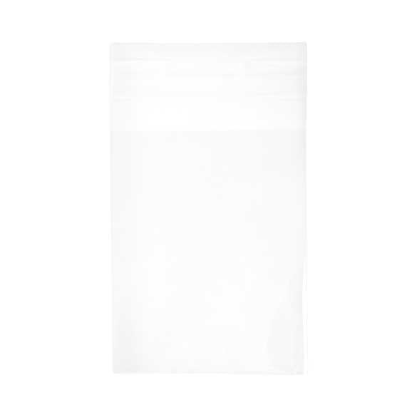 Sacchetto di plastica trasparente 7.5x9.5cm con chiusura adesiva (100 pezzi) [B2XL]