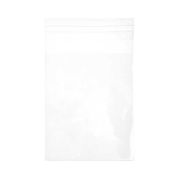 Sacchetto di plastica trasparente 8.6x10.2cm con chiusura adesiva (100 pezzi) [B34B]