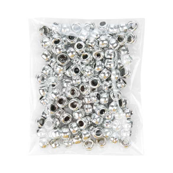 Sacchetto di plastica trasparente 8.6x10.2cm con chiusura adesiva (100 pezzi) [B34B]