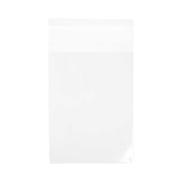 Sacchetto di plastica trasparente 8x11cm con chiusura adesiva (100 pezzi) [B34C]