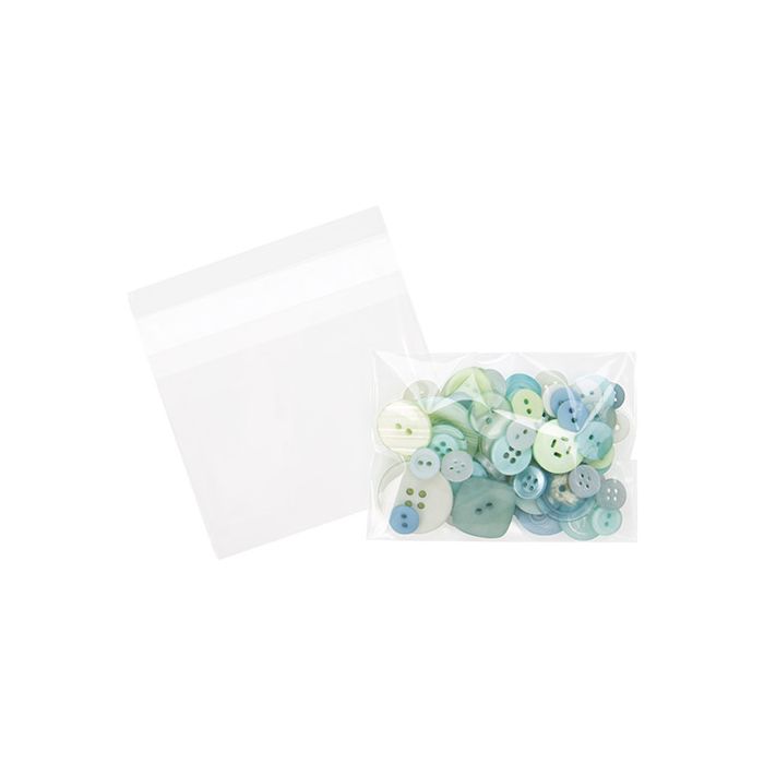 Plastic Bags 9x6.5cm Transparent Peel and Seal
