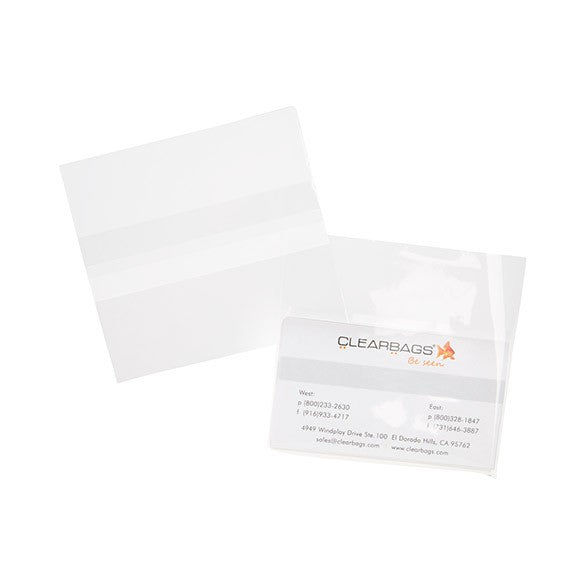 Sacchetto di plastica trasparente 9.7X6cm con chiusura adesiva (100 pezzi) [B3X2XPC]