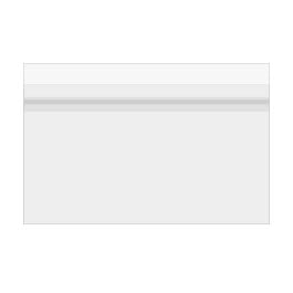Sacchetto di plastica trasparente 9.7X6cm con chiusura adesiva (100 pezzi) [B3X2XPC]
