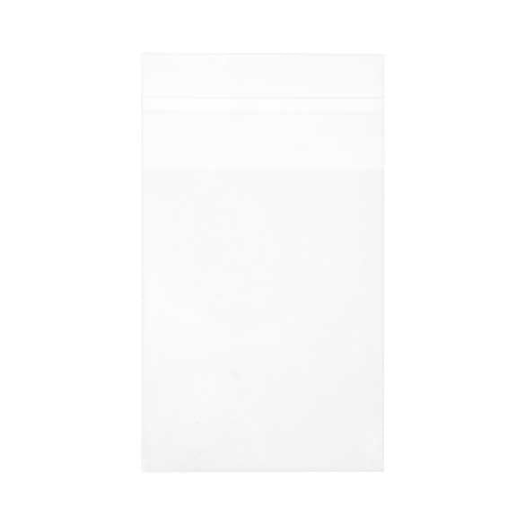 Sacchetto di plastica trasparente 8.2x10.5cm con chiusura adesiva (100 pezzi) [B43]