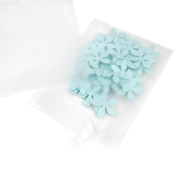 Smerigliato Sacchetto di plastica 10,2x10,2 cm richiudibile (100 pz) [B44F]