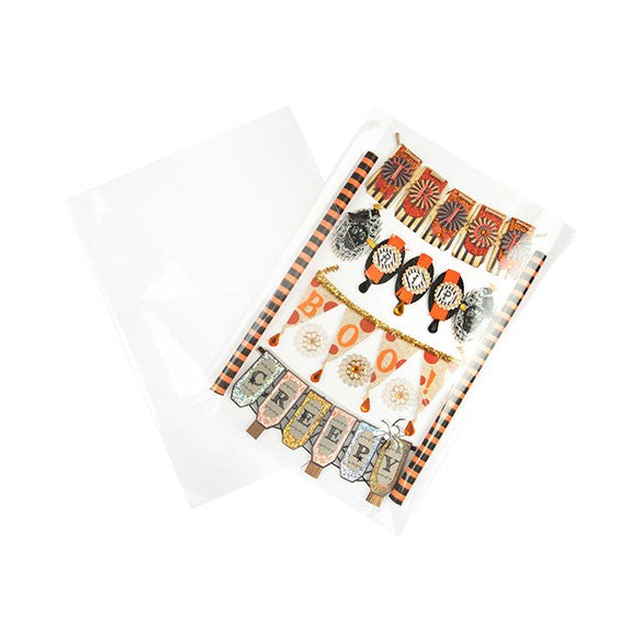 Sacchetto di plastica trasparente 12,6x18cm (100 pezzi) [B47NF]