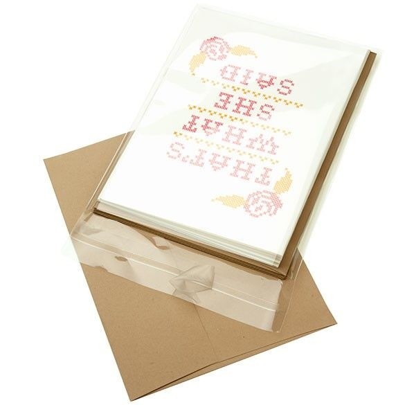 Sacchetto di plastica trasparente 15x19.5cm con chiusura adesiva (100 pezzi) [B75XL]