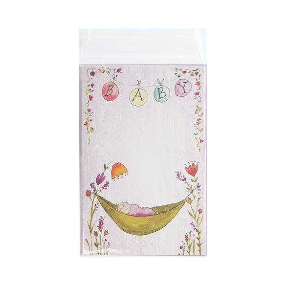 Sacchetto di plastica trasparente 5.1x23.5cm con chiusura adesiva (100 pezzi) [B95]