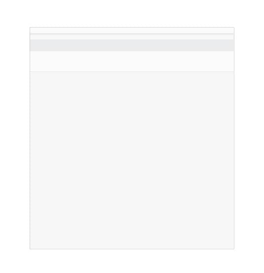 Sacchetto di plastica trasparente 14,5x12,7cm con chiusura adesiva (100 pezzi) [B53Q5]