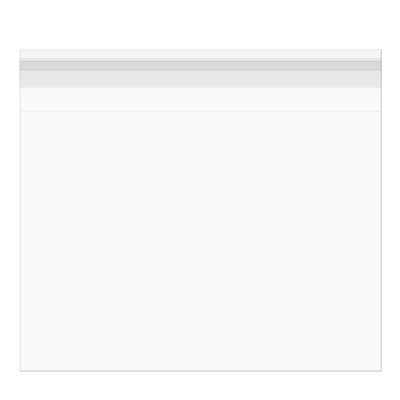 Sacchetto di plastica trasparente 51,8x86cm richiudibile (100 pezzi) [B2332PC]