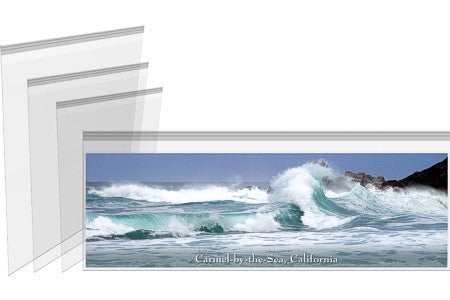 Sacchetto di plastica trasparente gran formato 30.5x42.1cm con chiusura a pressione (100 pezzi) [BA3]