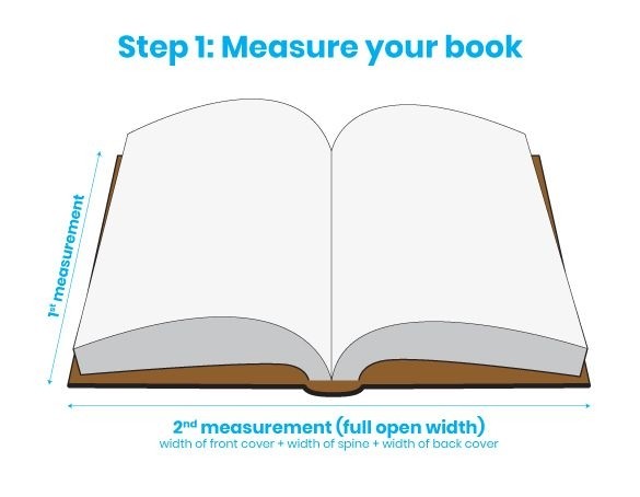 Copertina trasparente regolabile per libri 28.9x55.2cm (25 pezzi) [BC113E]