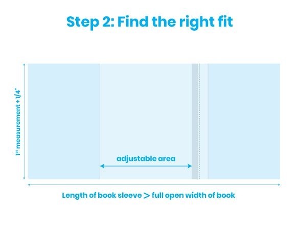 Copertina trasparente regolabile per libri 22.9x39.4cm (25 pezzi) [BC9]