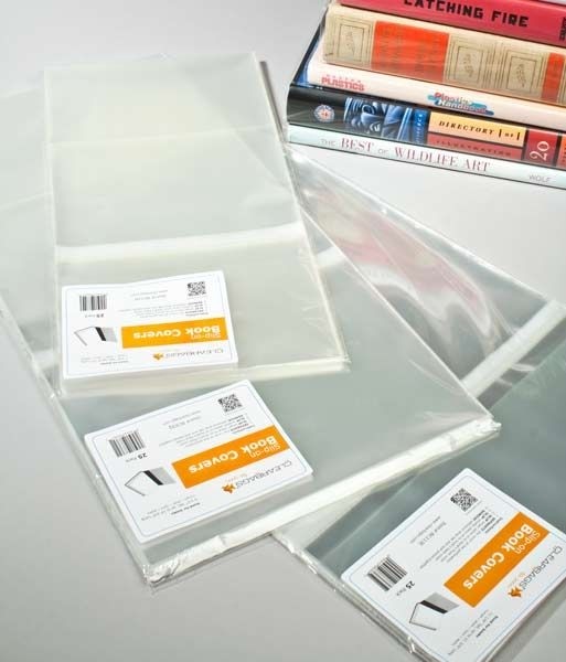 Copertina trasparente regolabile per libri 24.8x50.2cm (25 pezzi) [BC93Q]
