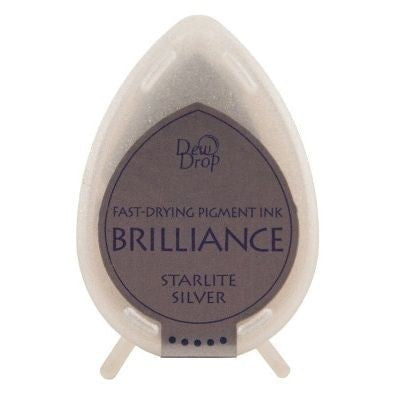 Ink Pads Brilliance Dew drops Starlight Silver (1 pc)