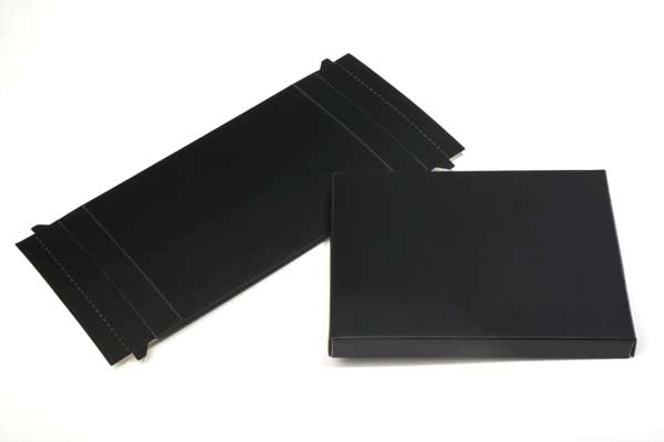 Scatola piccola in kraft nero met. 9.5x2.5x13.7cm (25 pezzi) [BK31]