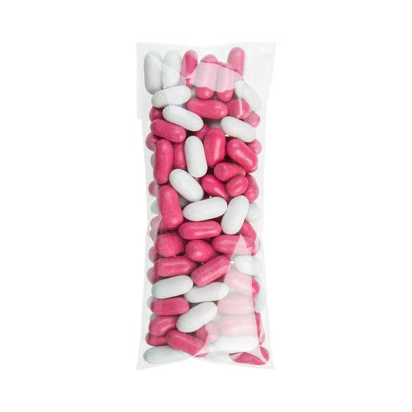 Sacchetto di plastica trasparente 6.5x15.5cm richiudibile (100 pezzi) [BM3]